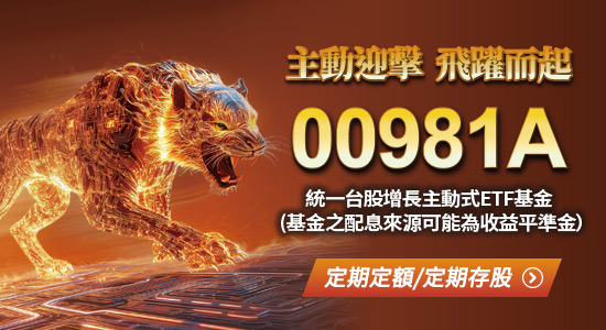 00981A 統一台股增長主動式ETF